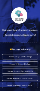 suppport indo covid page
