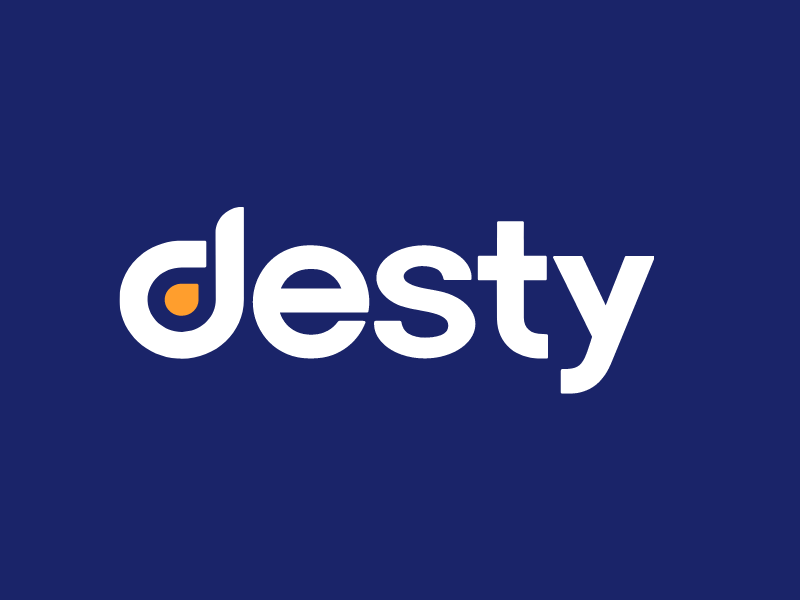 logo desty yang baru dapatkan pendanaan pra-seri A